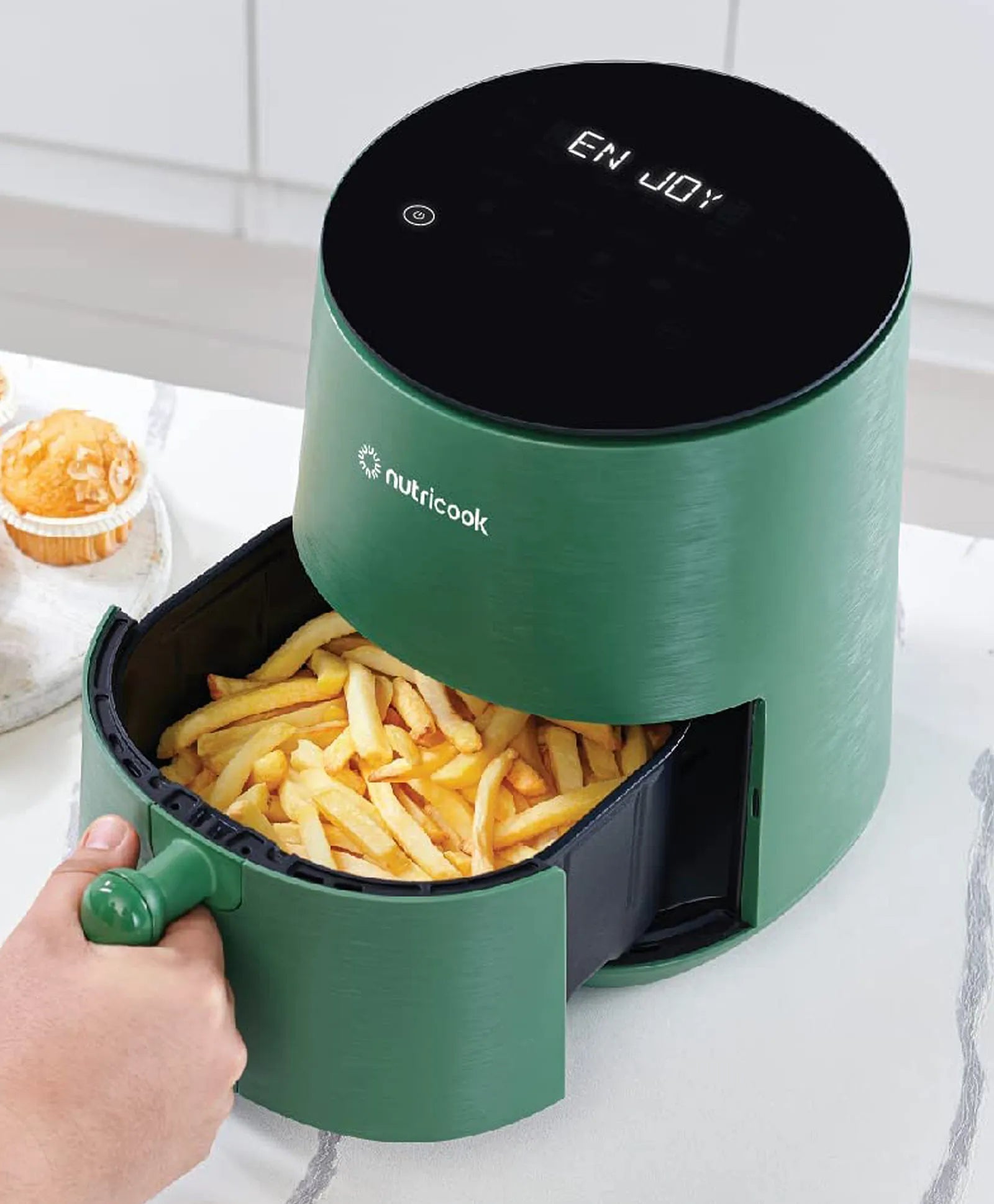 Nutricook Air Fryer 3.3L 4 Programs Mat Green NC-AFM033G