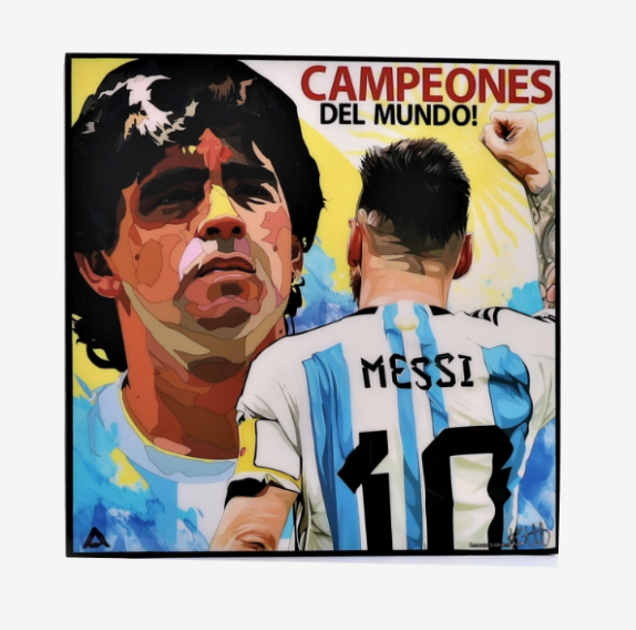 Famous Pop Art Champions Of The World 25X25