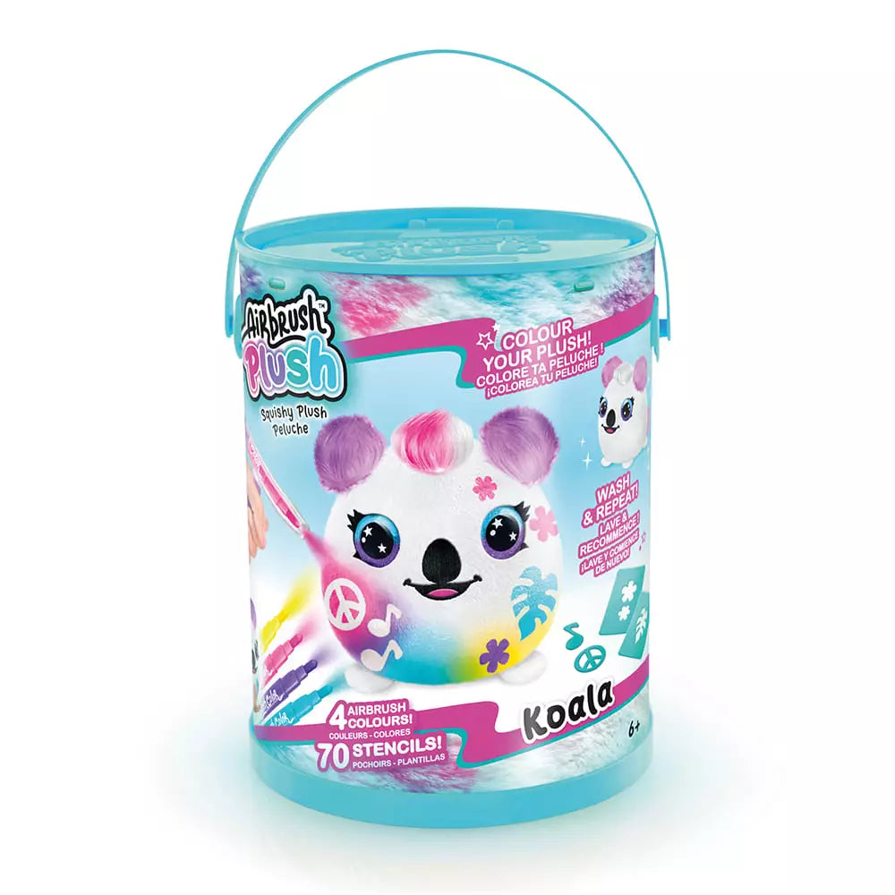 Canal Toys - Airbrush Plush - Neon Squish Pals Paint Can