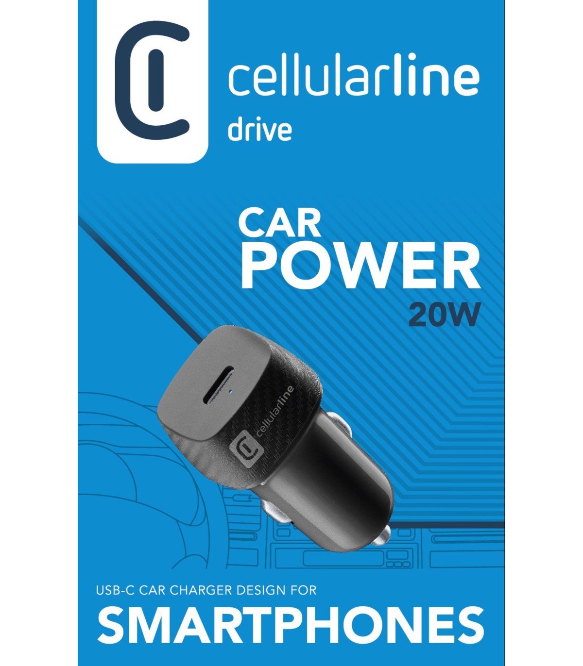 Car Charger Usbc 20W Pd Black