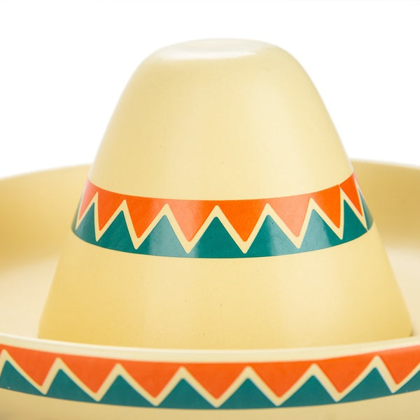 Balvi Chip And Dip Platter The Mexican Yellow Ceramic