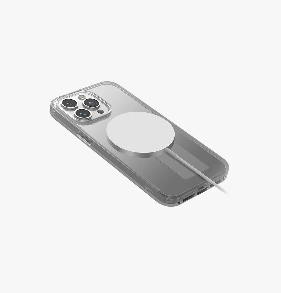 Uniq Hybrid iPhone 15 Pro Max Heldro Mag Lucent Clear