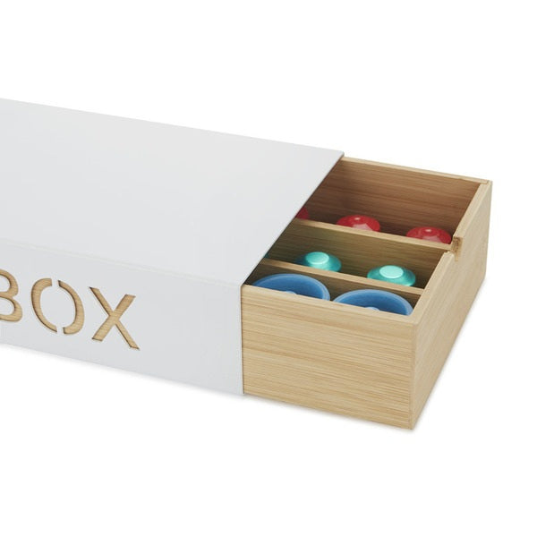 Balvi Coffee Box Blanco Metal/Bamboo