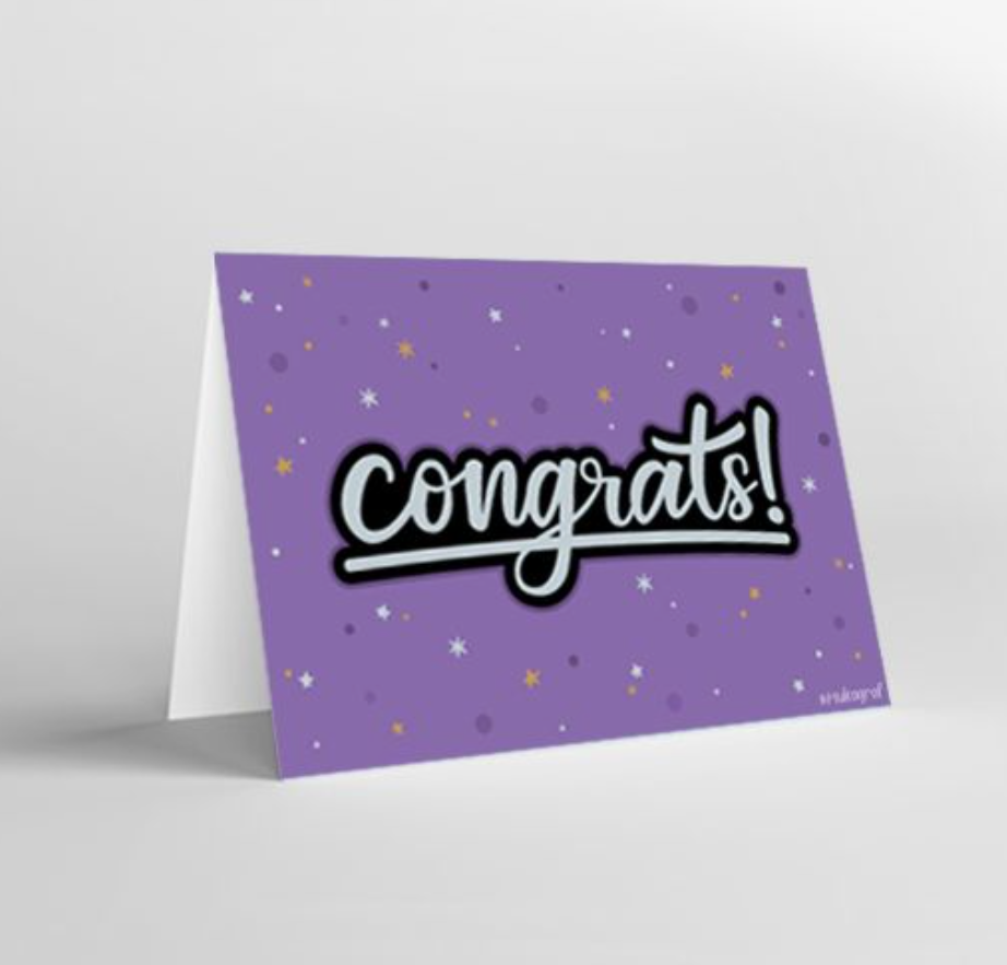 Mukagraf Congrats Std Greeting Cards