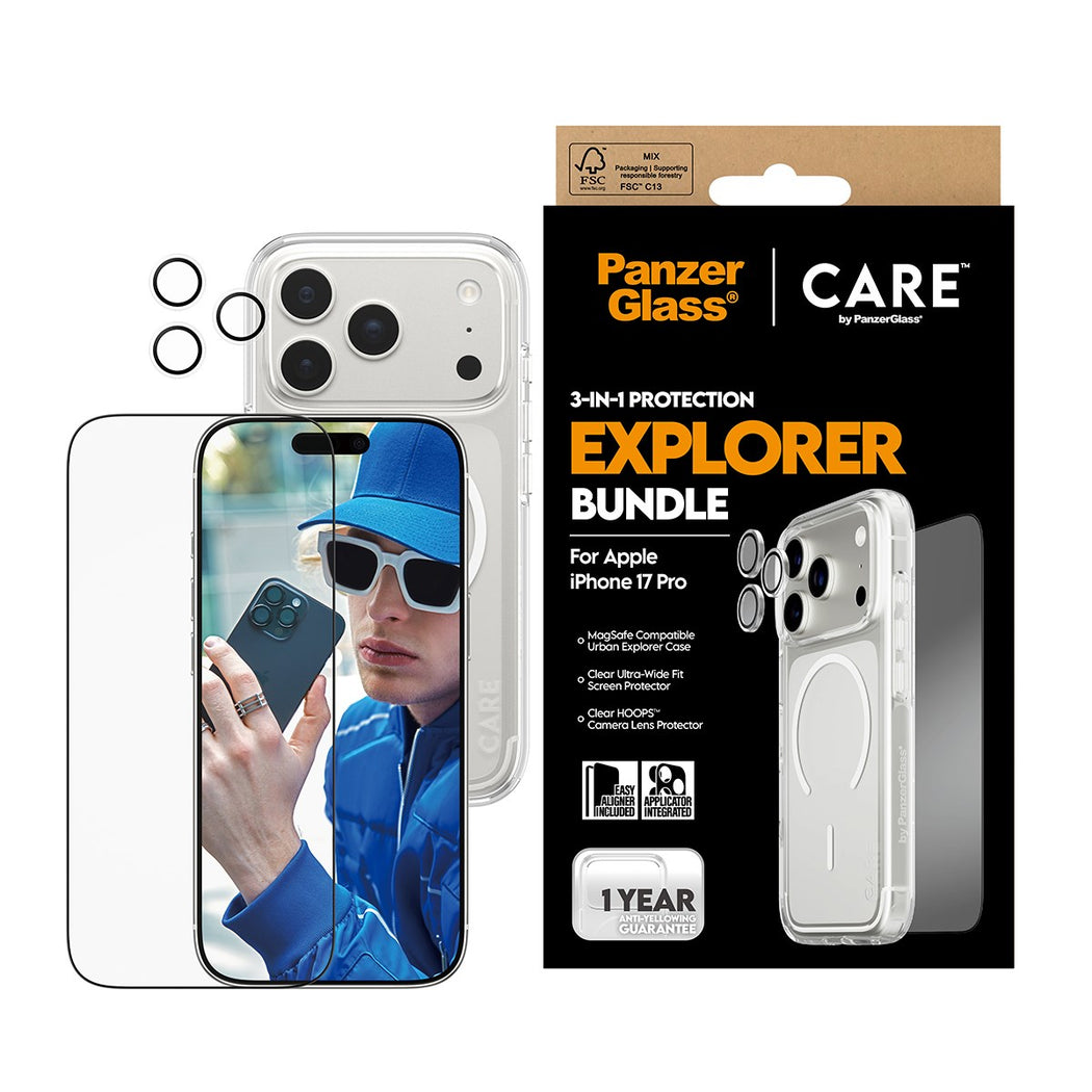 Panzerglass - Care - Iphone 17 Pro - 3 In 1 - Clear