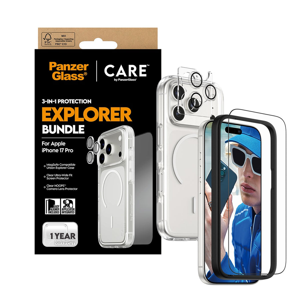 Panzerglass - Care - Iphone 17 Pro - 3 In 1 - Clear