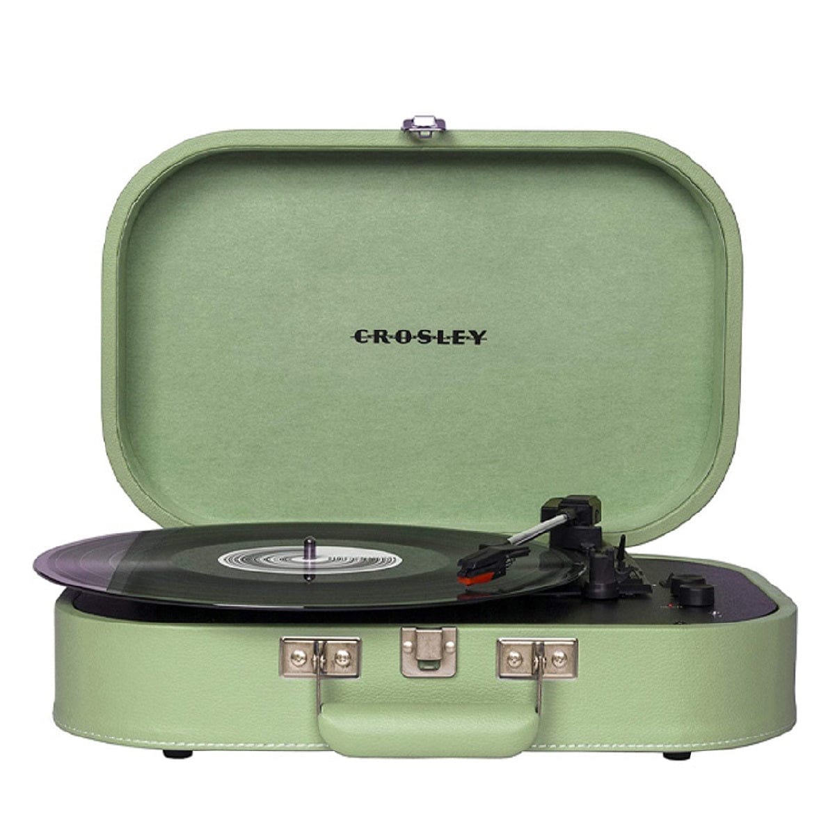 Crosley Discovery Portable Turntable Seafoam