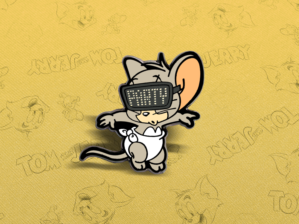 Tom And Jerry Nibbels Party Pin