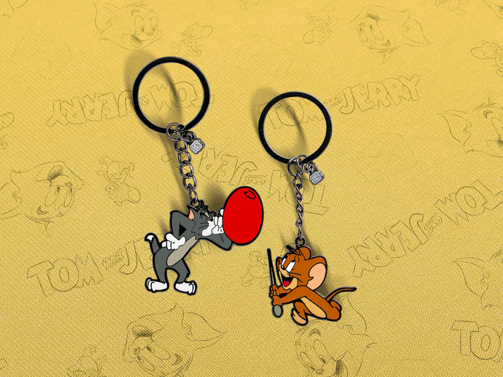 Tom And Jerry Bbf The Baloon Twin Keyring