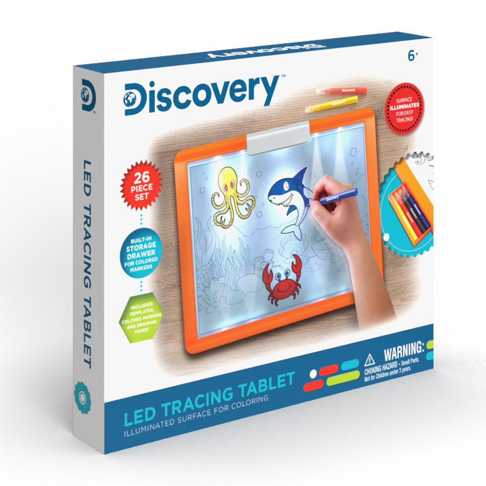 Discovery - Toy Kids Tracing Tablet Led - Marker Version