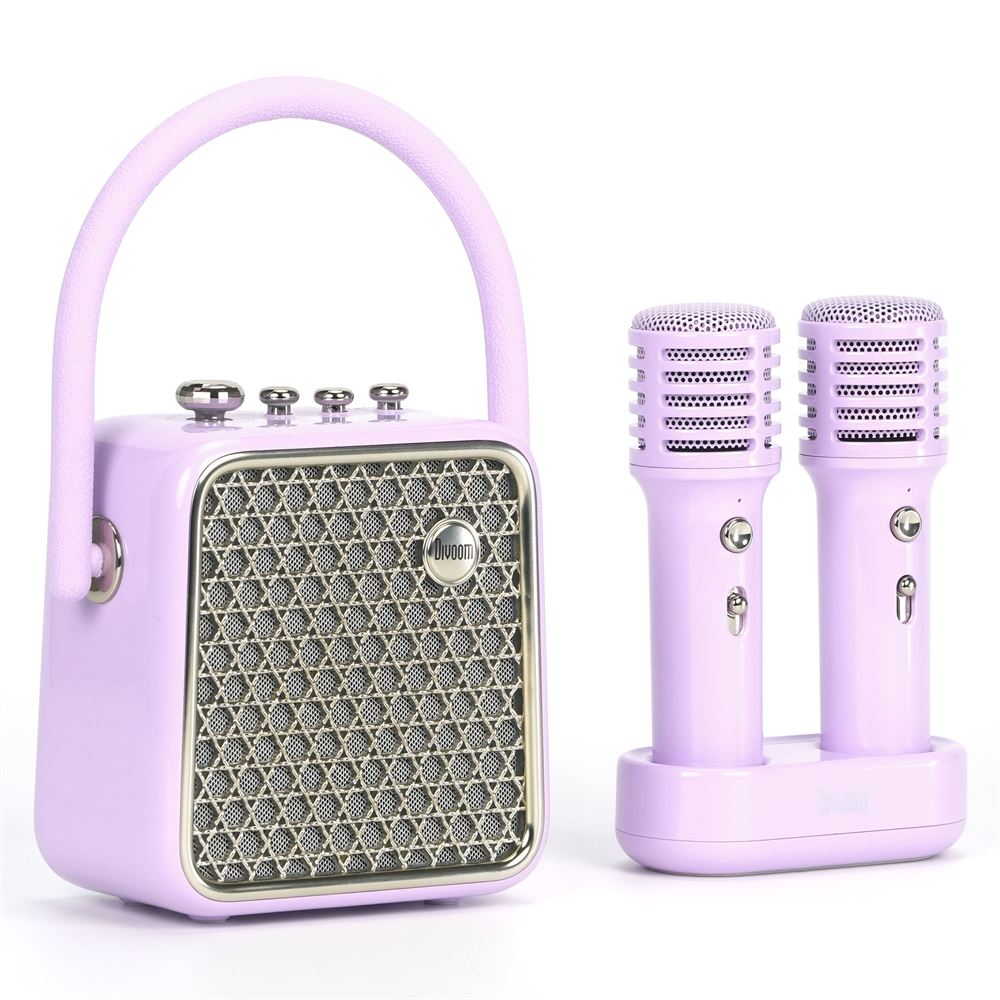 Divoom Songbird Se Portable Dual Microphone Speaker - Purple