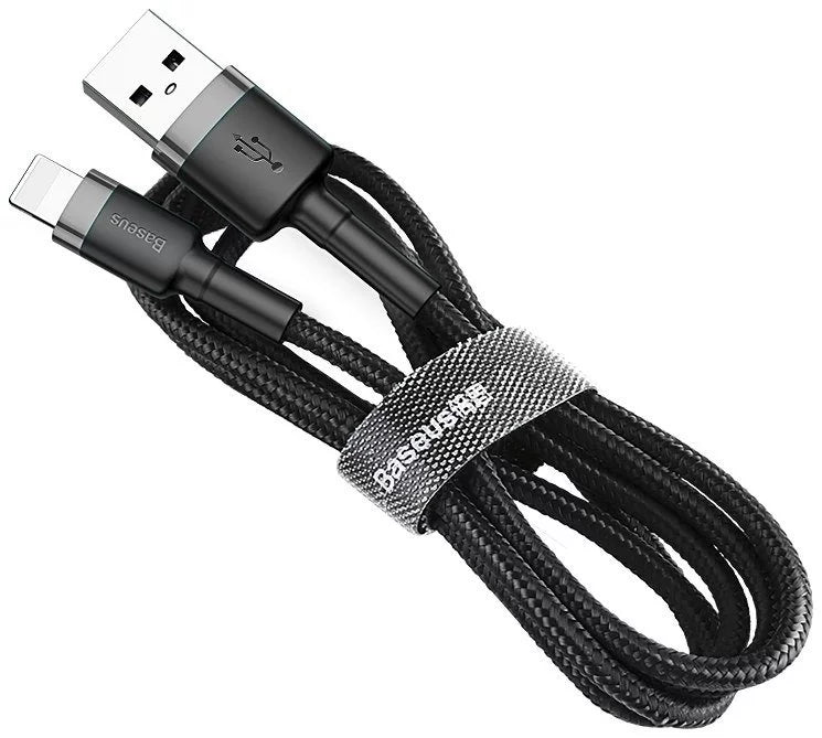 Baseus cafule Cable USB For iP 2A 3m Gray+Black