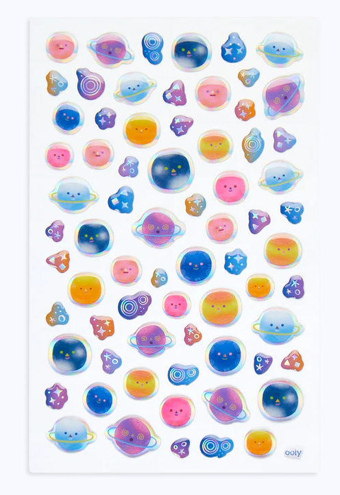 Ooly Stickiville Stickers: Planet Pals Standard 1 Sheet