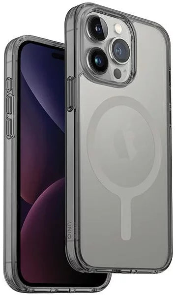 UNIQ HYBRID IPHONE 15 PRO MAGCLICK CHARGING LIFEPRO XTREME AF FROST GREY