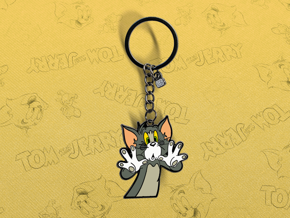 Tom And Jerry Booo Keyring