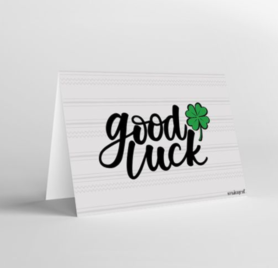 Mukagraf Good Luck Std Greeting Cards