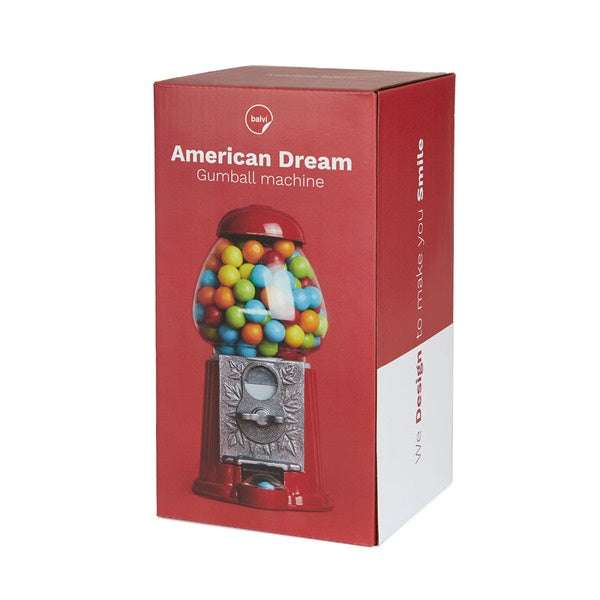 Balvi Gumball Machine American Dream Red 23Cm