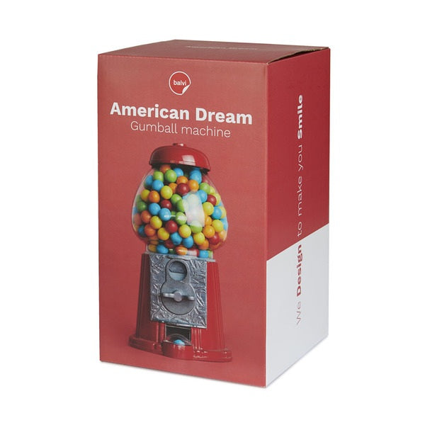 Balvi Gumball Machine American Dream Red 28Cm