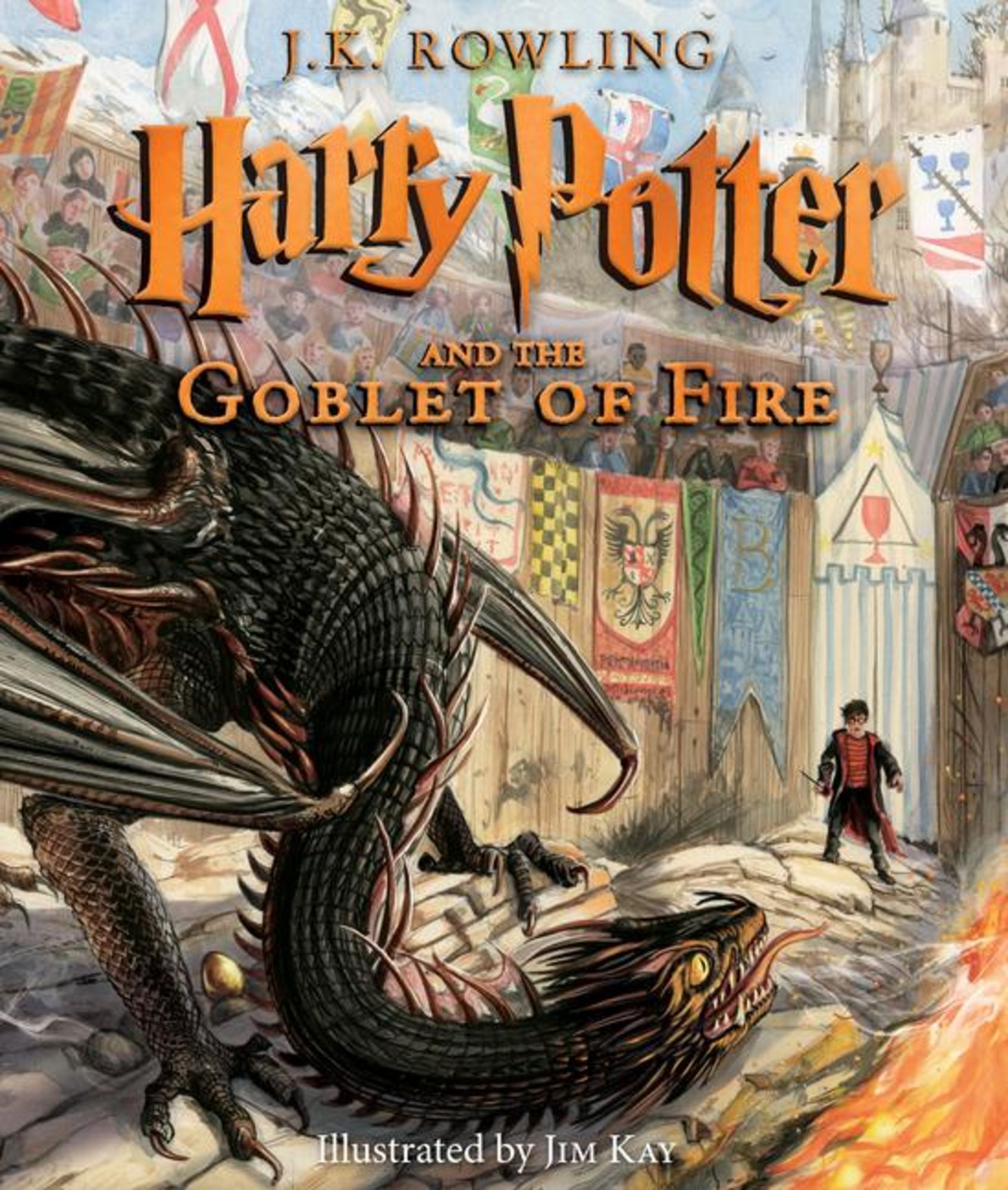 Harry Potter And The Goblet Of Fire: The Illustrated Edition (Harry Potter Book 4)
