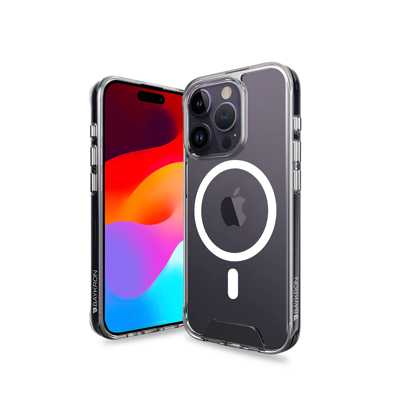 Baykron 3 in 1 Package for iPhone 15 Pro Max