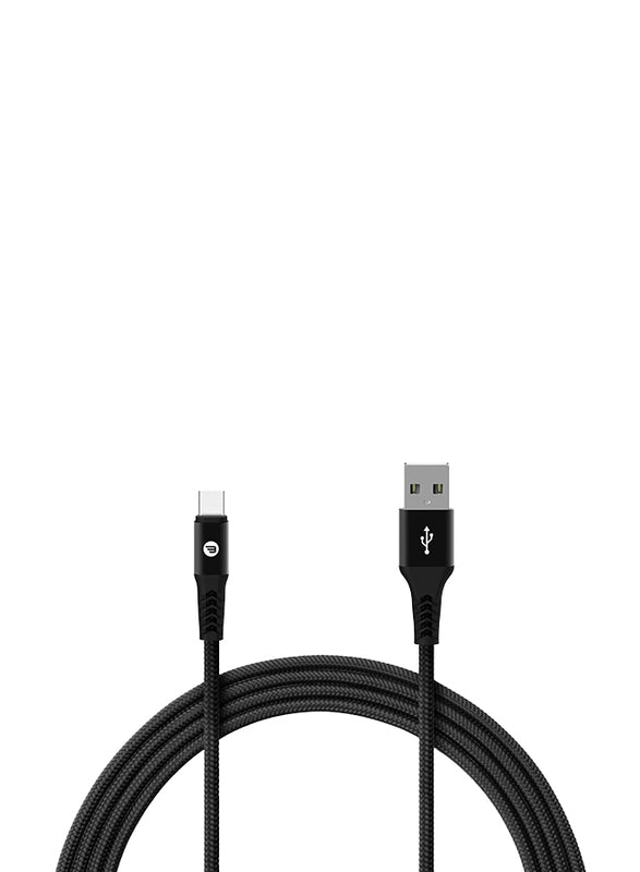Baykron BA-TC-F-BLK3.0 Cable Type C 3 M Black 3A