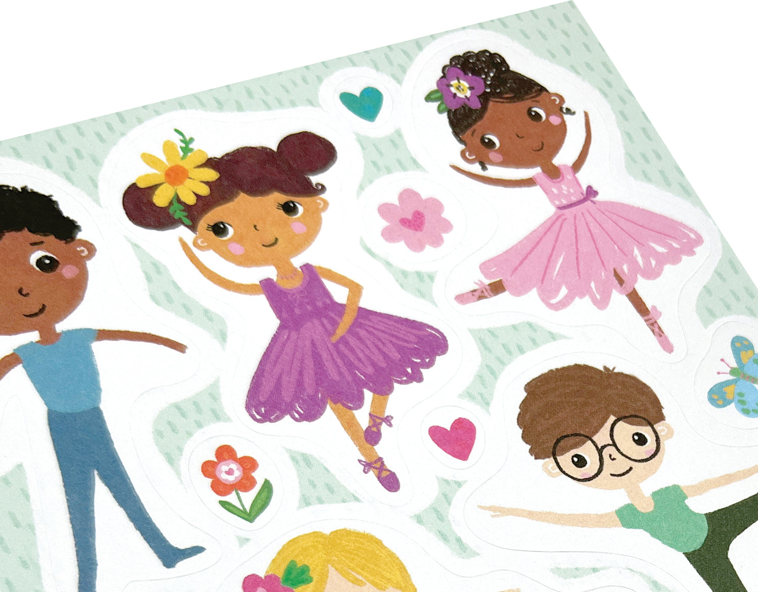 Ooly Stickiville Stickers: Tiny Dancers Standard 1 Sheet