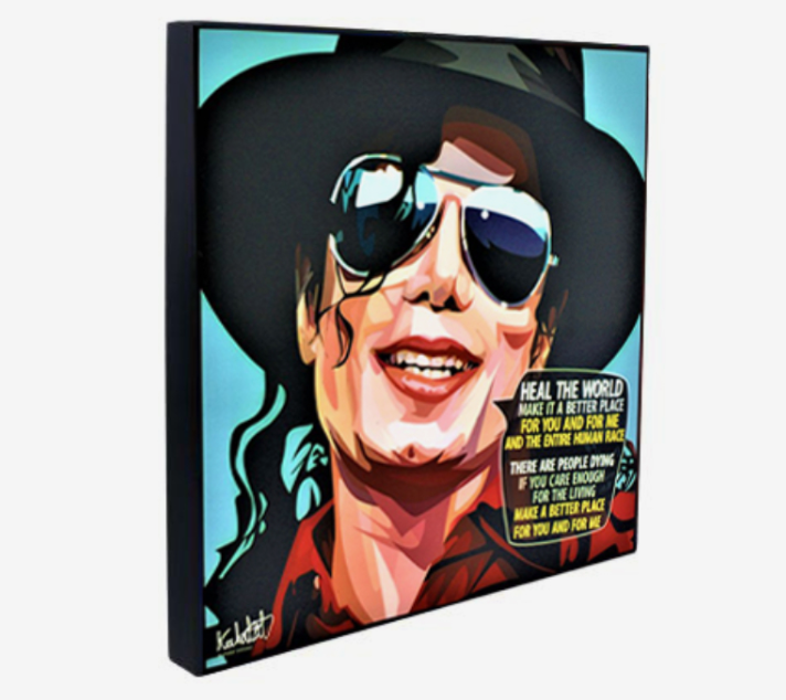 Famous Pop Art Michael Jackson Ver3 25X25