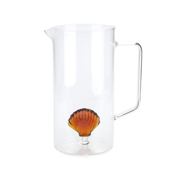 Balvi Jar Atlantis Shell Amber Glass