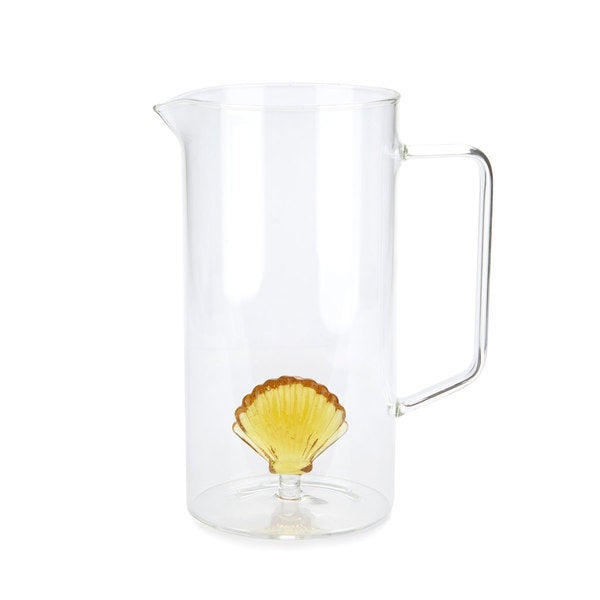 Balvi Jar Atlantis Shell Yellow Glass