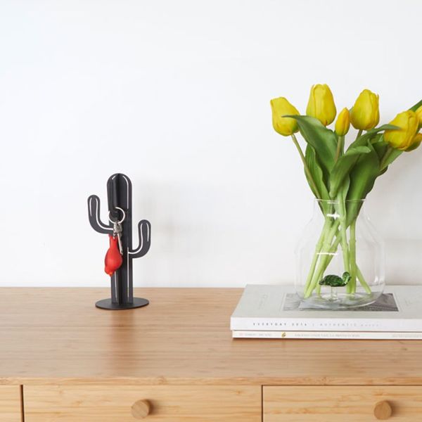 Balvi Key Hanger Cactus Black Metal