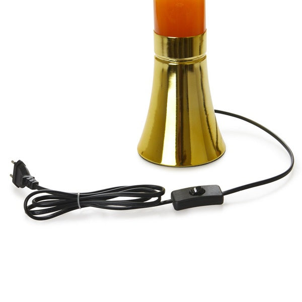 Balvi Lava Lamp Magma Golden Aluminium