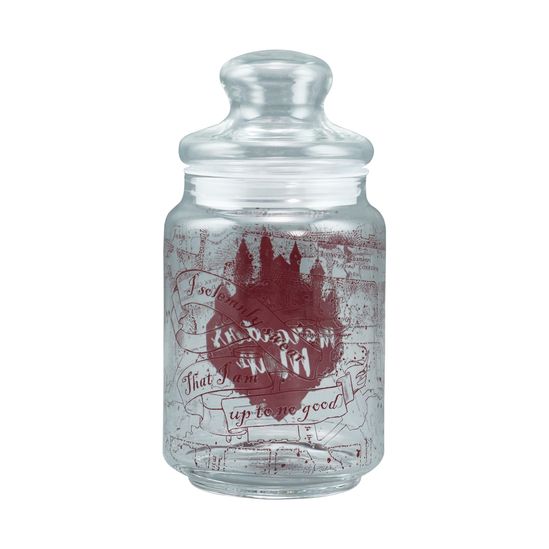 Halfmoon Bay Candy Jar Glass 750Ml Harry Potter Marauder's Map