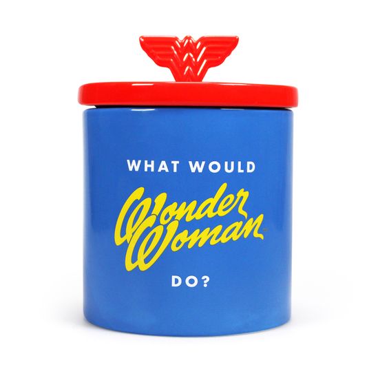 Halfmoon Bay Cookie Jar Ceramic 17Cm Wonder Woman