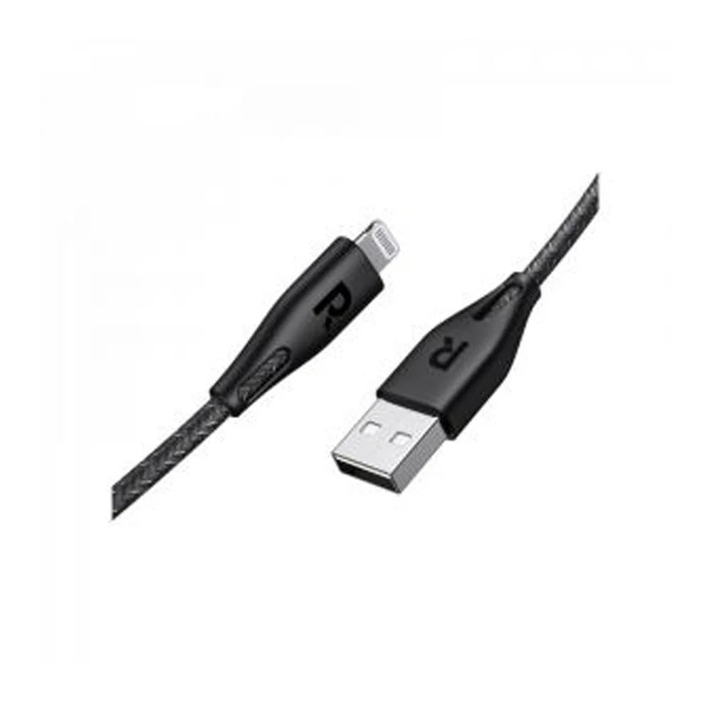 RavPower RP-CB1028 USB A to Lightning Cable 3m Nylon Black