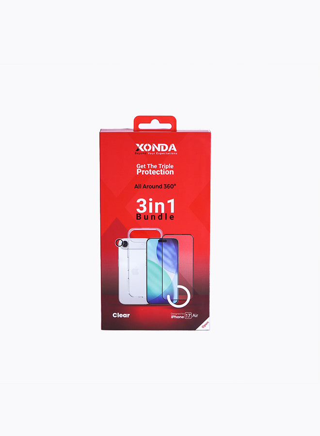 Xonda 3IN1 for Iphone 17 AIR Clear