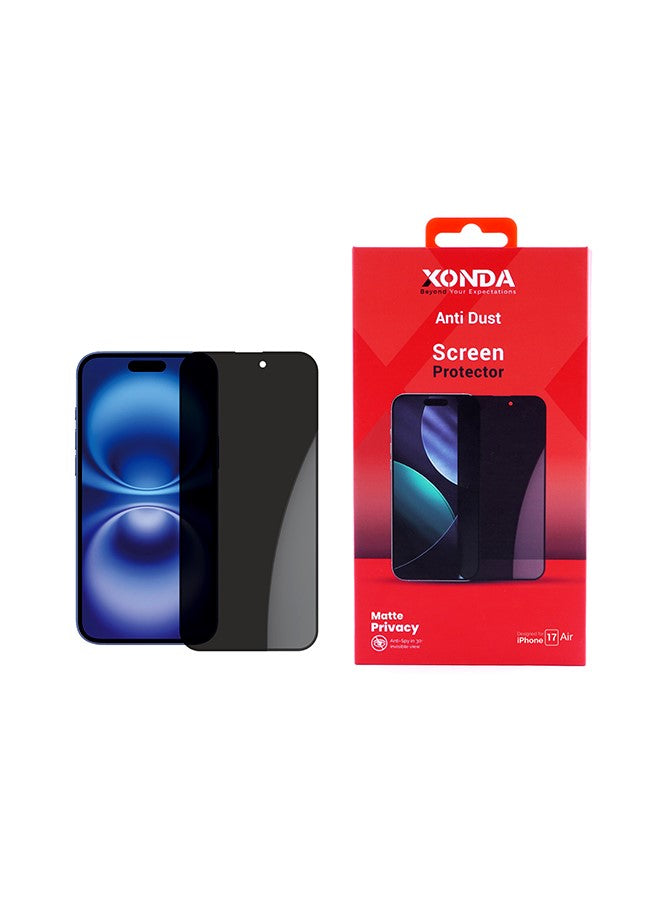 Xonda Iphone 17 AIR Screen Protector Privacy Matte