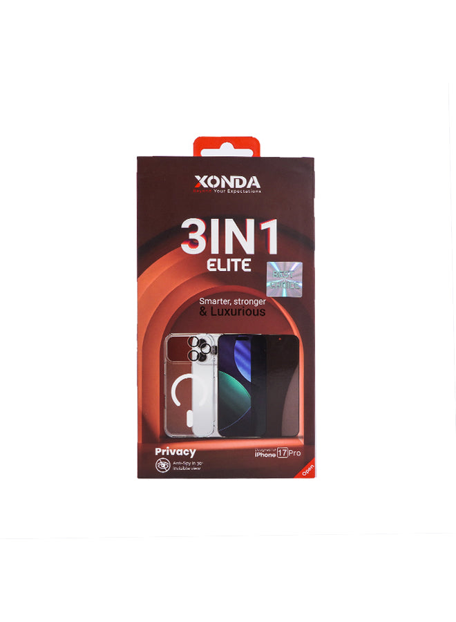 Xonda Elite 3IN1 Iphone 17 Pro Privacy