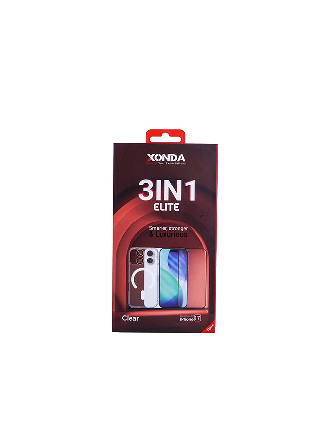 Xonda Elite 3IN1 Iphone 17 Clear