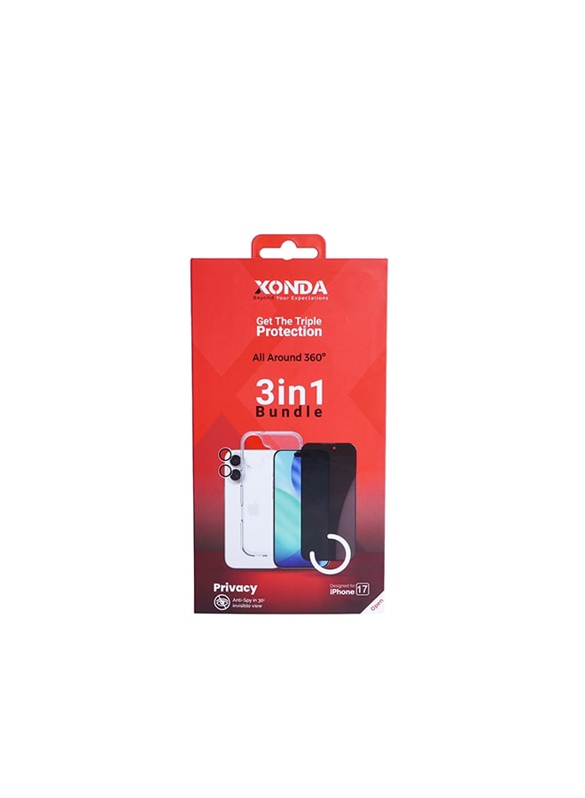 Xonda 3IN1 for Iphone 17 Privacy