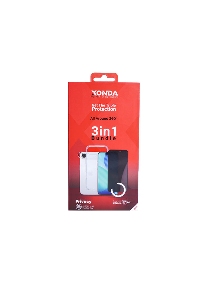 Xonda 3IN1 for Iphone 17 AIR Privacy