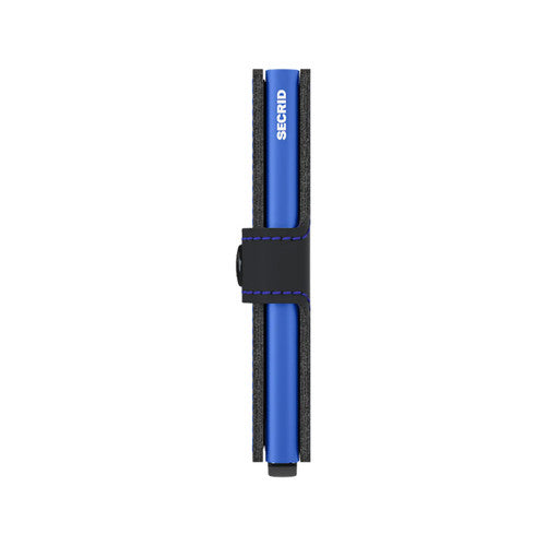 Secrid Miniwallet Matte Black & Blue