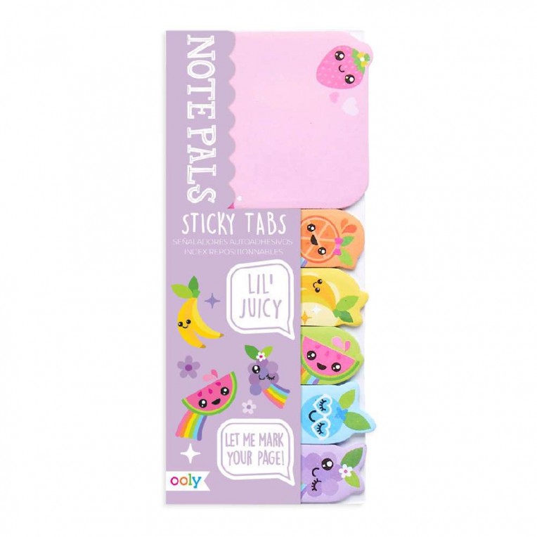 Ooly Note Pals Sticky Tabs: Lil Juicy 1 Pack