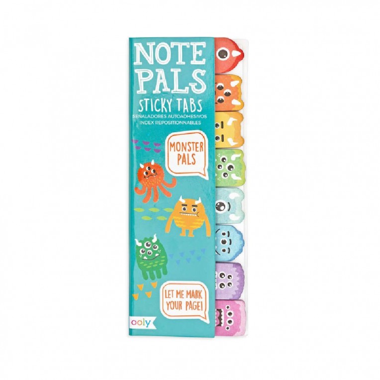 Ooly Note Pals Sticky Tabs: Monster Pals 1 Pack