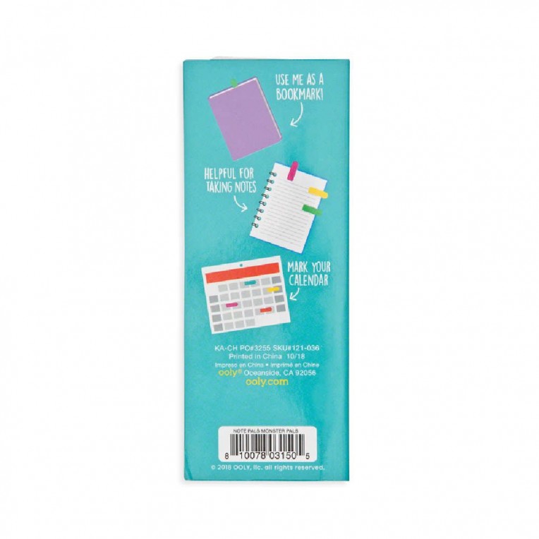Ooly Note Pals Sticky Tabs: Monster Pals 1 Pack