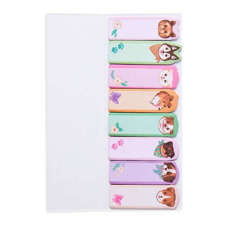 Ooly Note Pals Sticky Tabs: Playful Pups 1 Pack