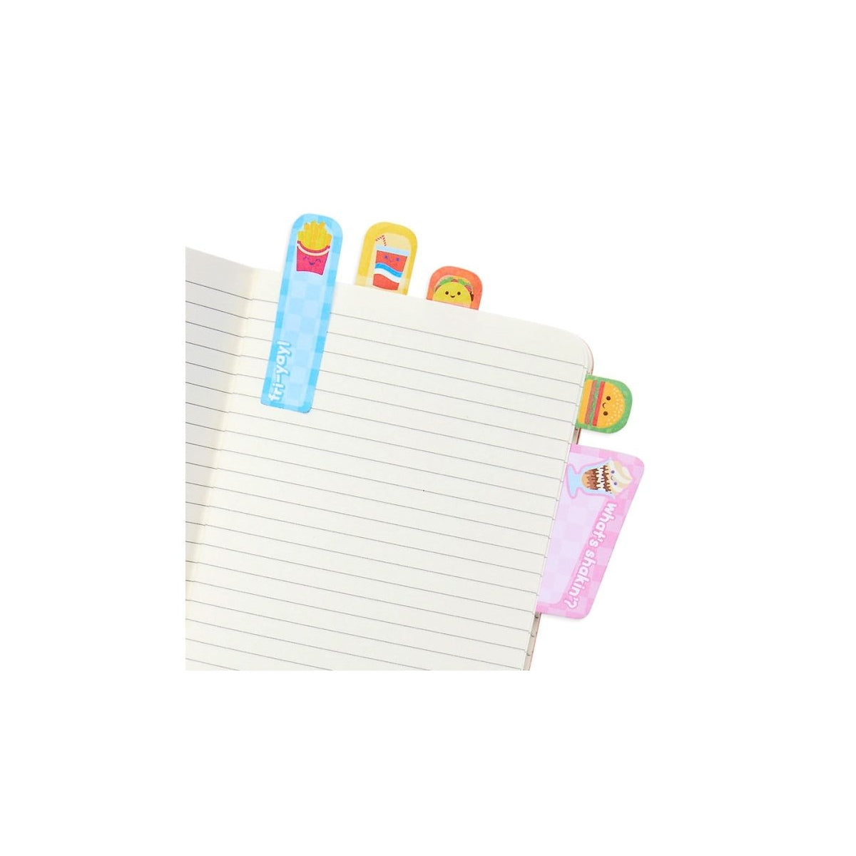 Ooly Note Pals Sticky Tabs: Fast Food 1 Pack