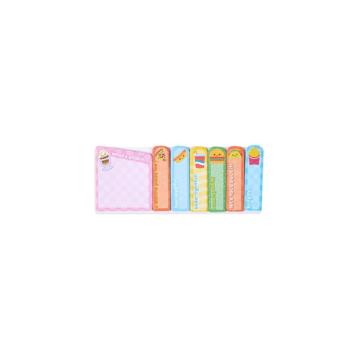 Ooly Note Pals Sticky Tabs: Fast Food 1 Pack