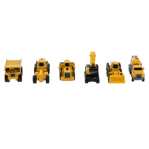 Cat Die Cast Metal Single 4Inc 6Asst