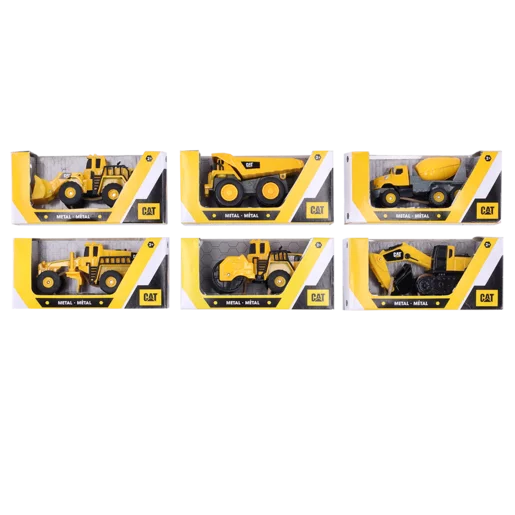 Cat Die Cast Metal Single 4Inc 6Asst