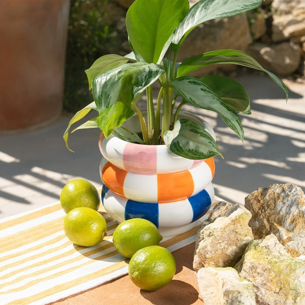 Balvi Plant Pot Floats Multicolor Ceramic 14.5 Cm